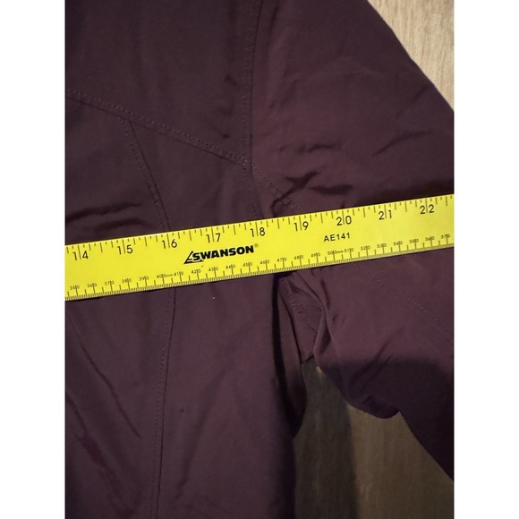 LULULEMON Women's Garnet Snow Warrior Full Zip Parka Size 8 - Picture 3 of 4